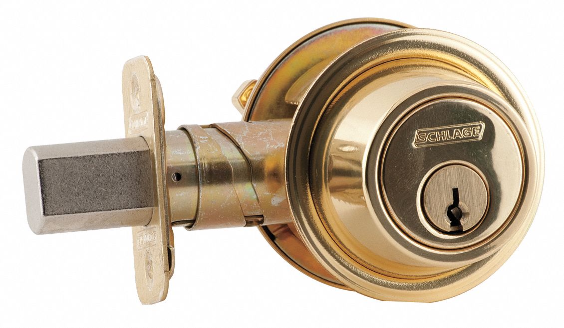 Schlage B560P Grade-2 Single Cylinder Deadbolt Lock